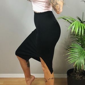 Booty boost pencil skirts *jet black